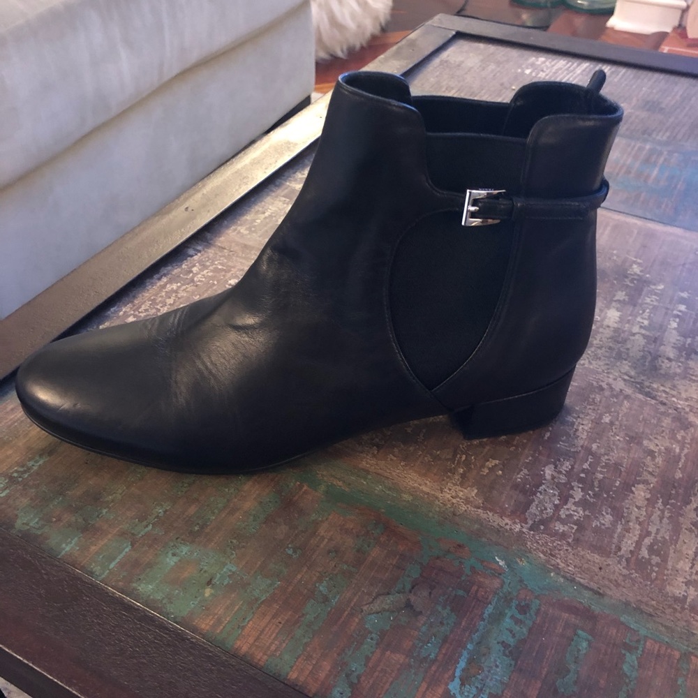 Authentic Prada Napa Nero Black Leather Bootie